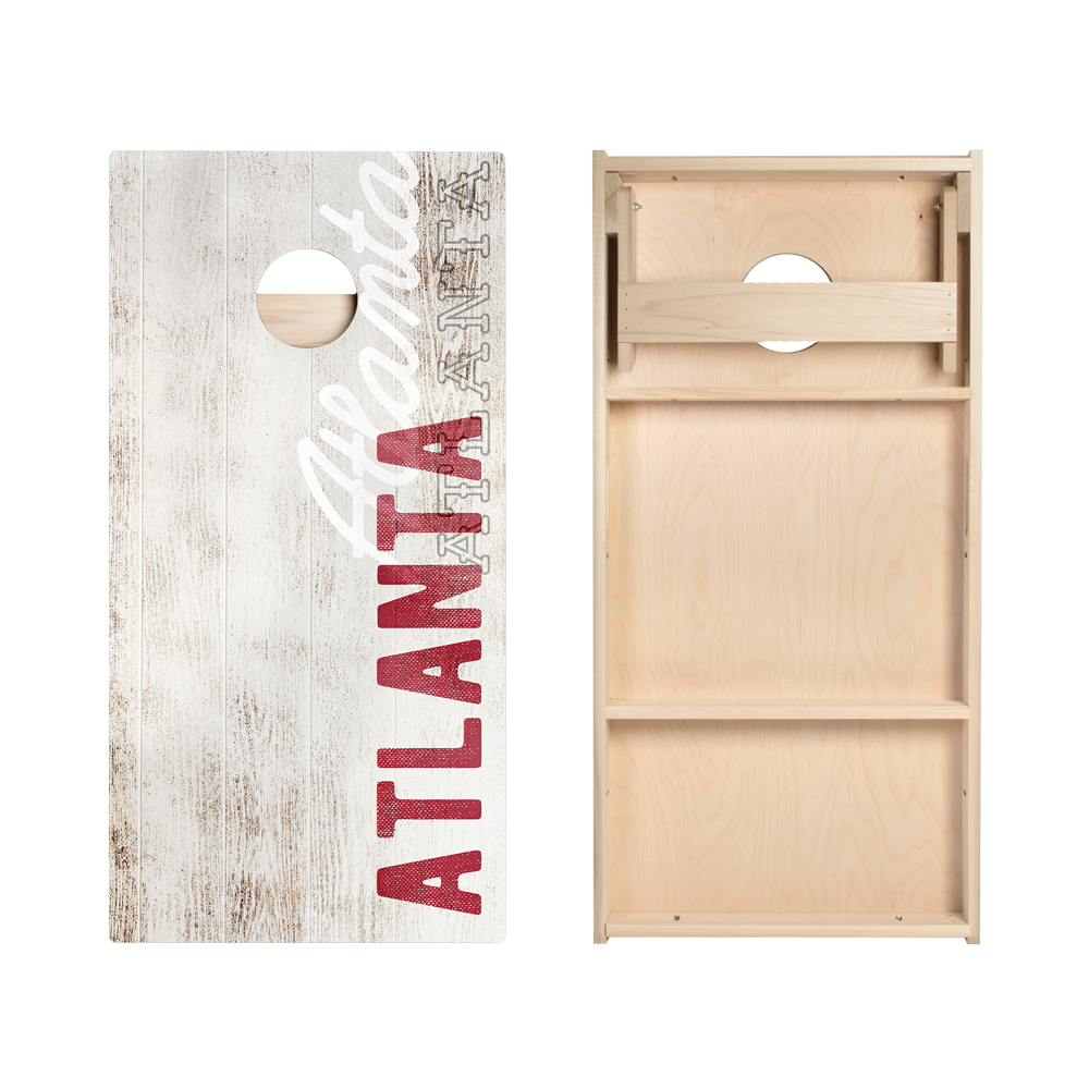 Atlanta Football Vintage Gameday Star Cornhole Boards