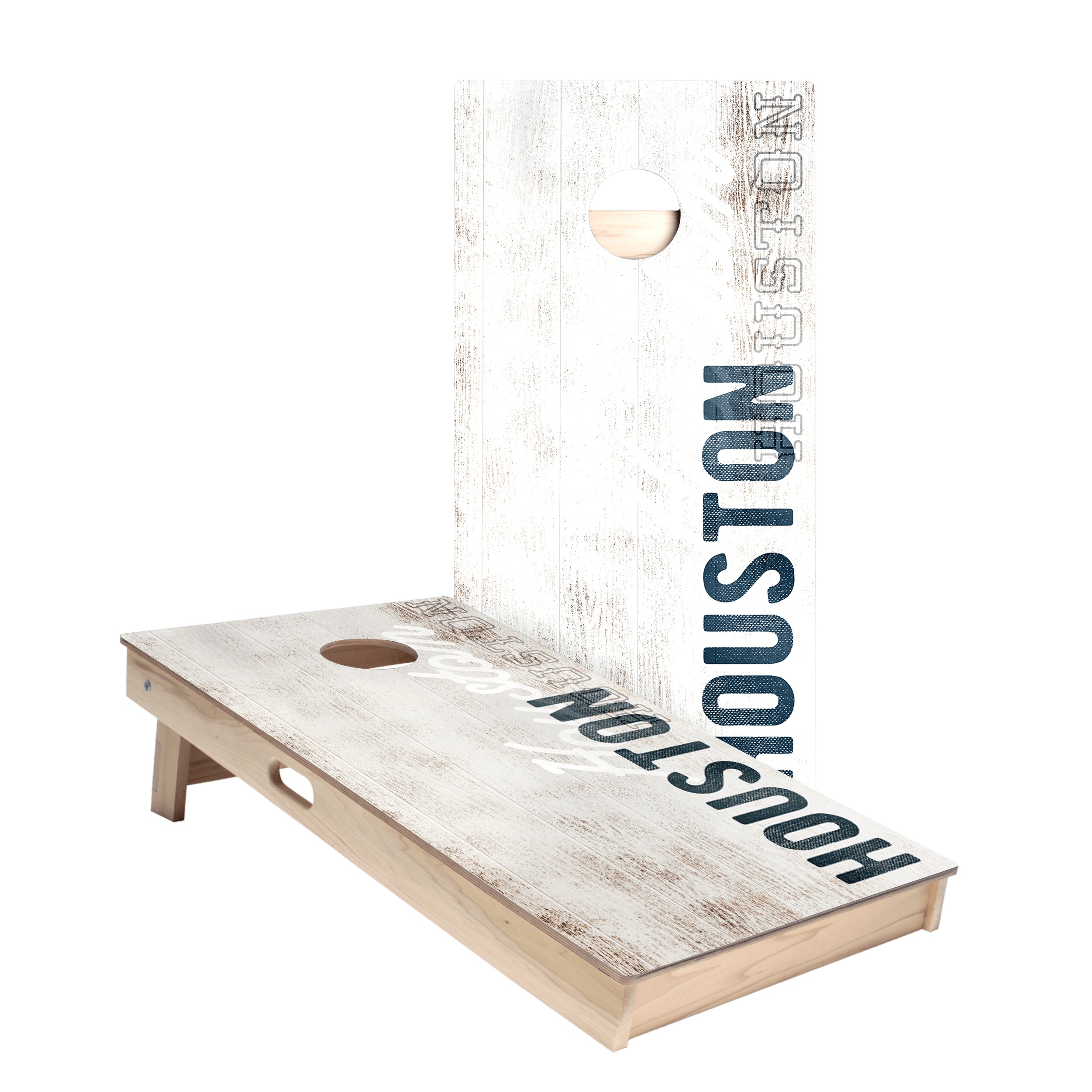 Houston Football Vintage Gameday Star Cornhole Boards