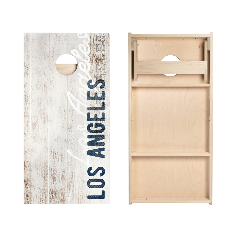 Los Angeles Blue Football Vintage Gameday Star Cornhole Boards