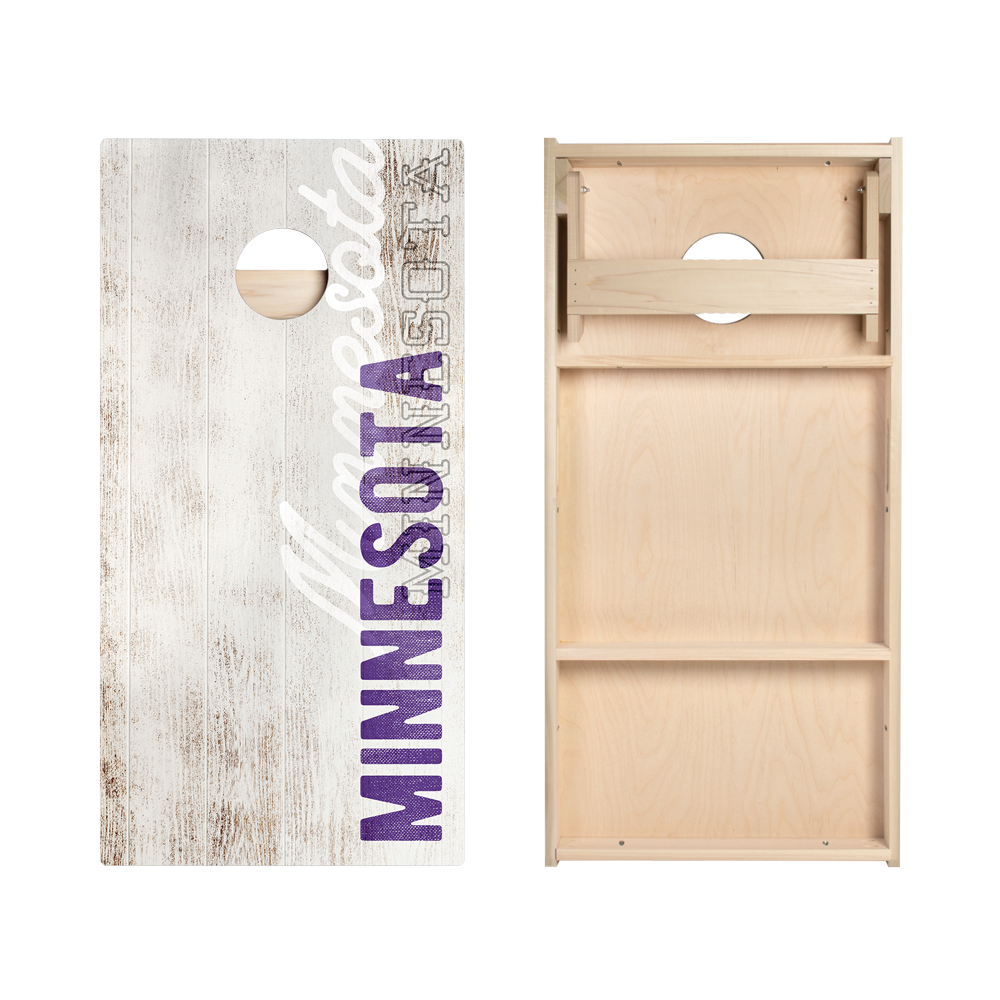 Minnesota Football Vintage Gameday Star Cornhole Boards