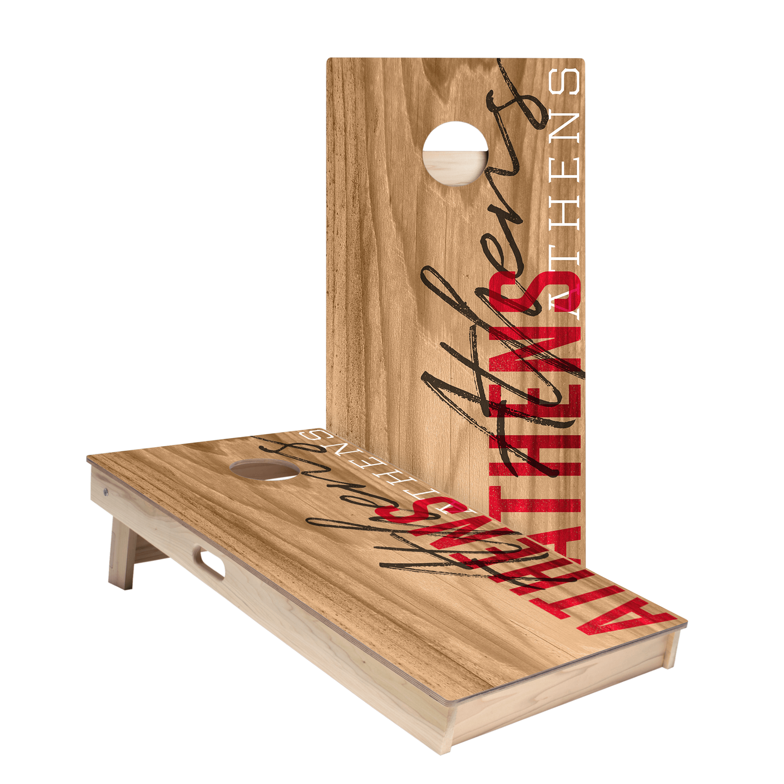 Athens Campus Gameday Star Cornhole Boards
