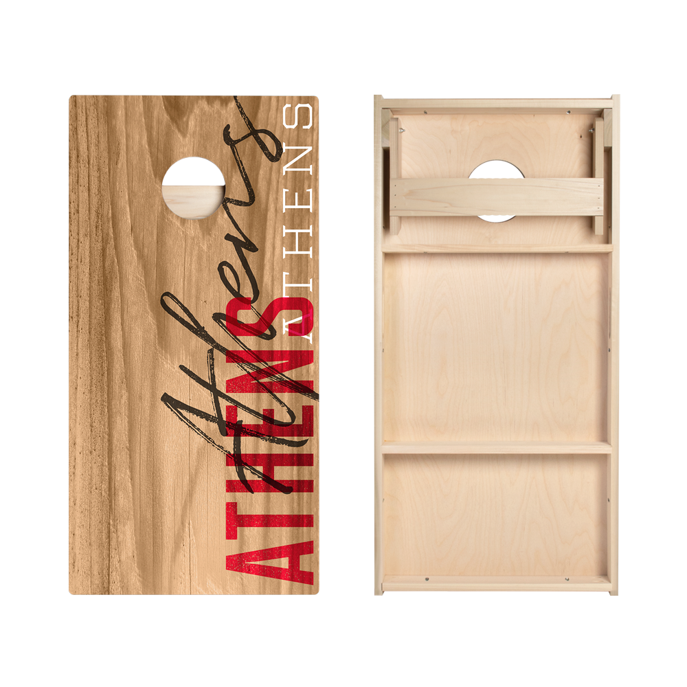 Athens Campus Gameday Star Cornhole Boards