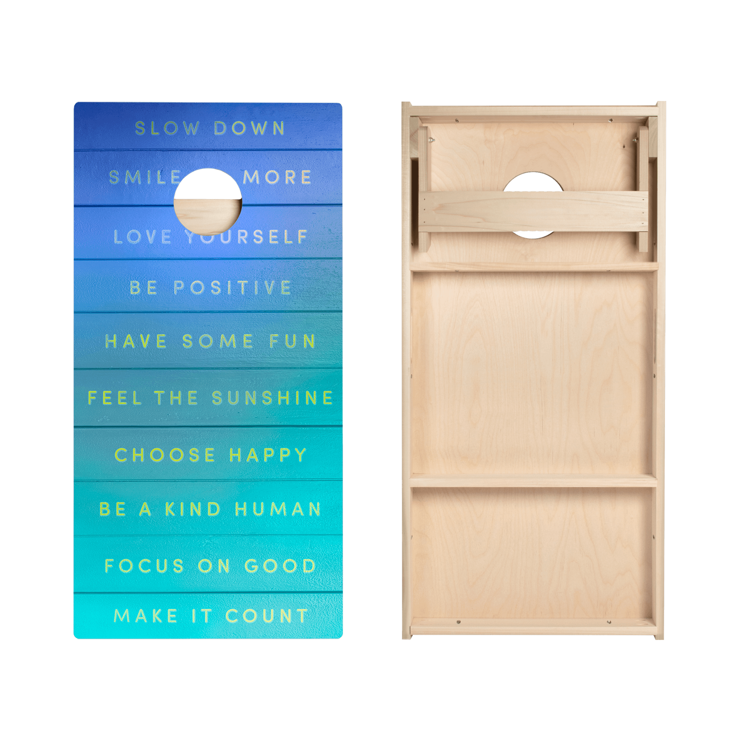Be Your Best Star Cornhole Boards