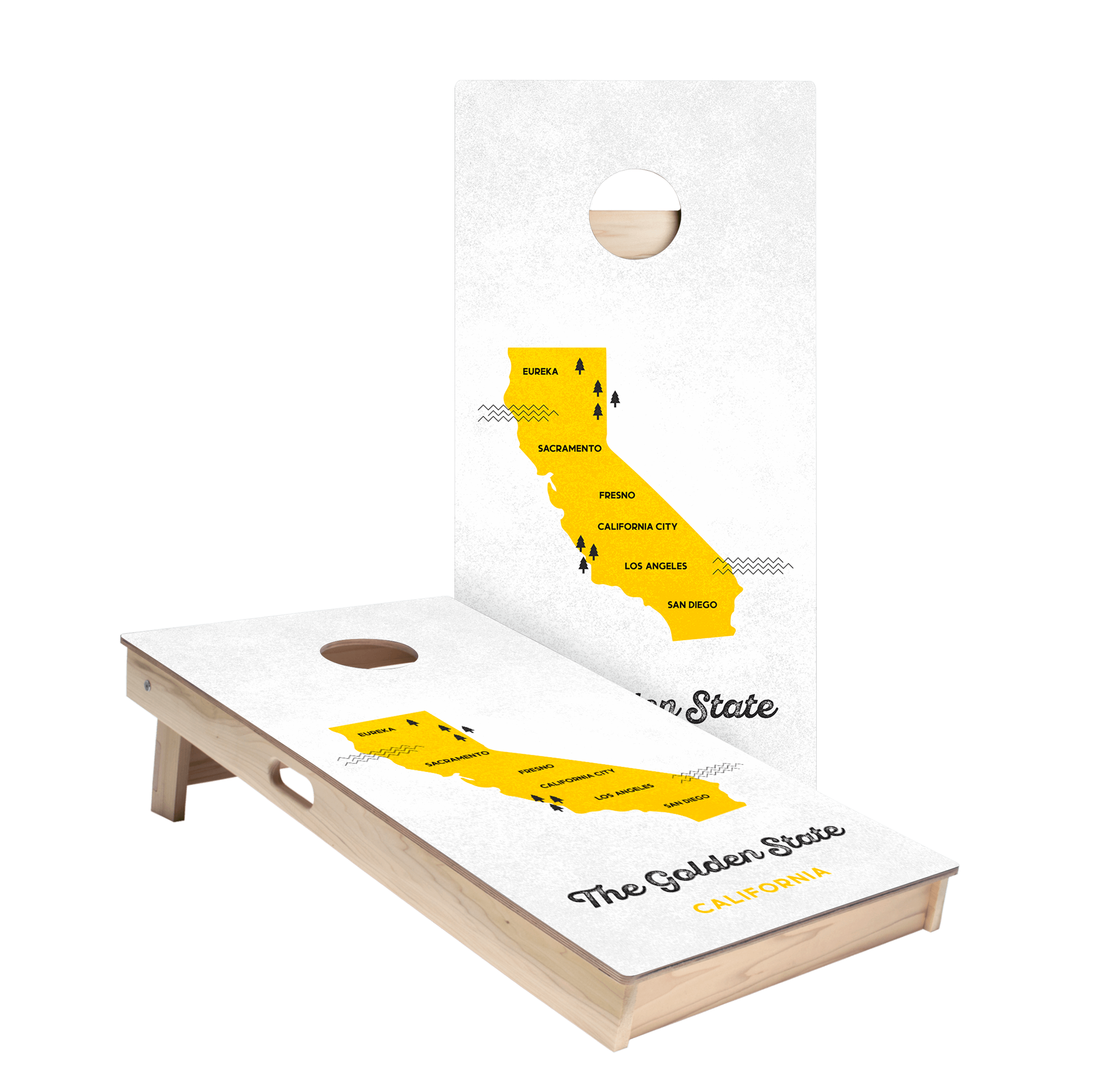 Golden State Star Cornhole Boards