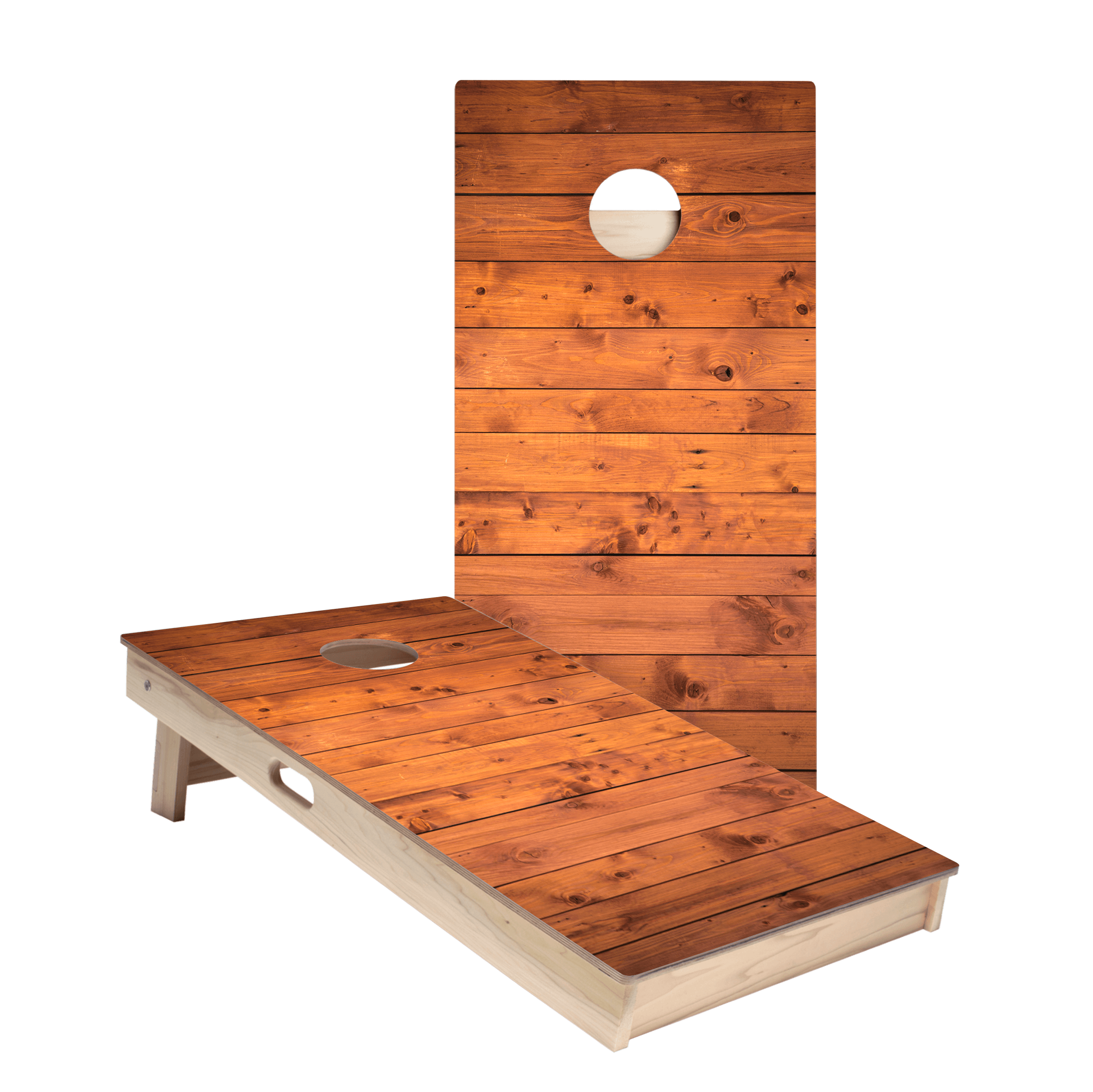 Barn Wood Star Cornhole Boards