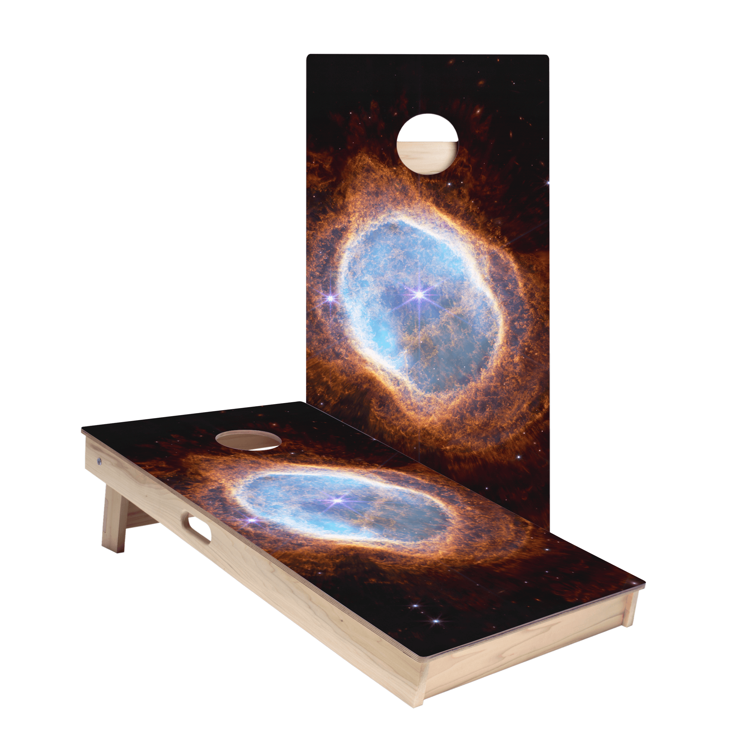 Southern Ring Nebula Star Cornhole Boards