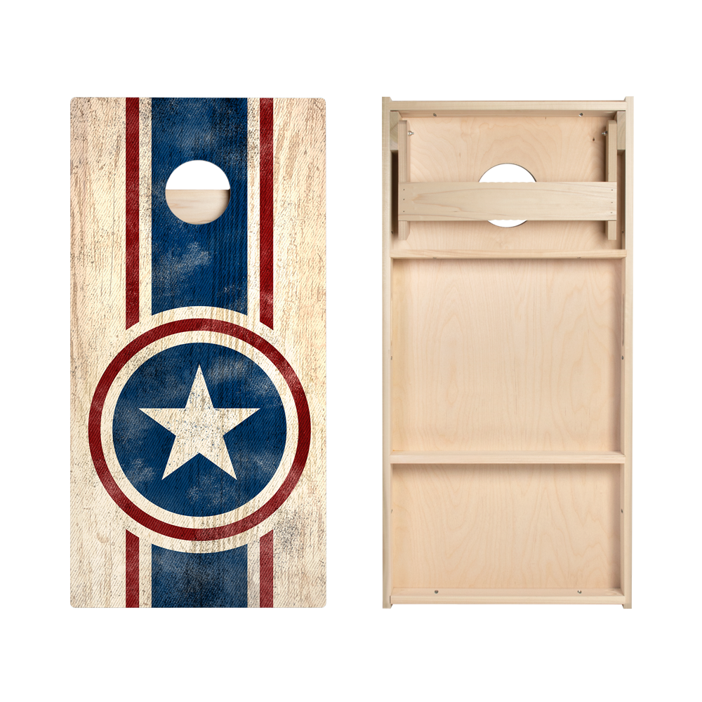 American Hero Star Cornhole Boards