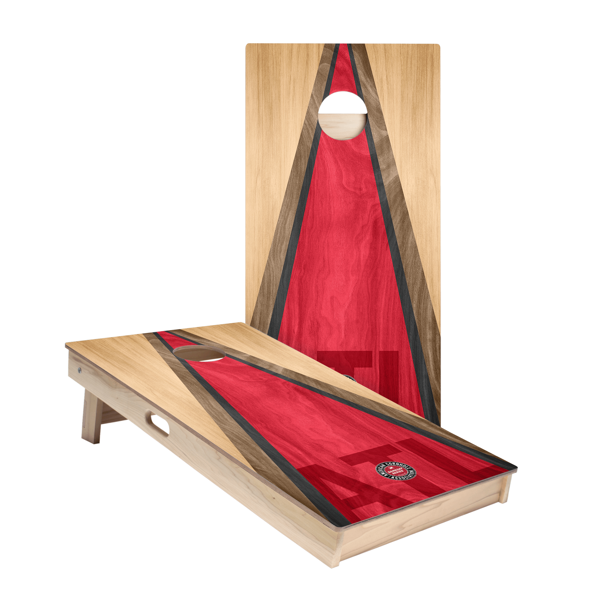 Atlanta Football Gameday Classic Triangle Star Cornhole Boards
