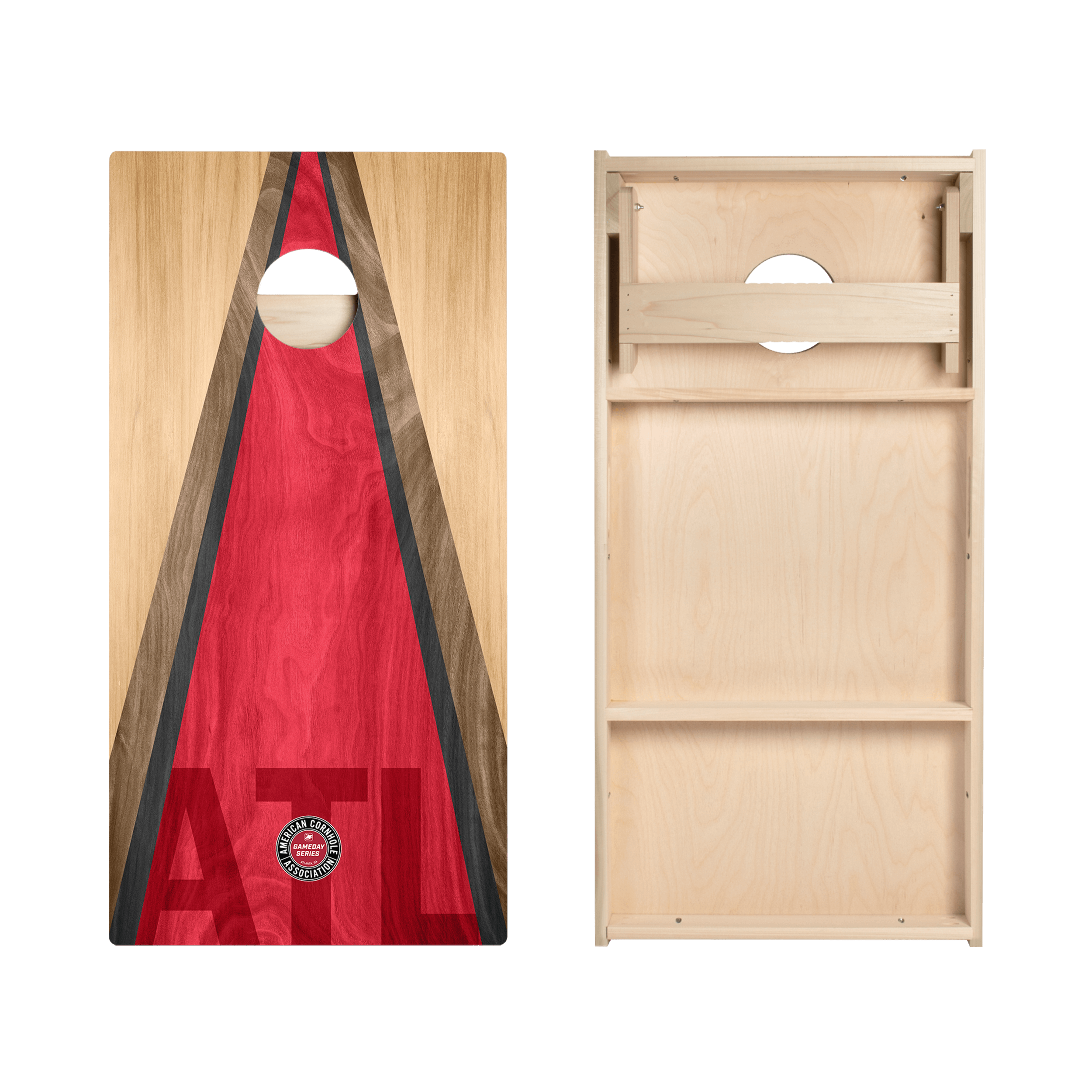 Atlanta Football Gameday Classic Triangle Star Cornhole Boards