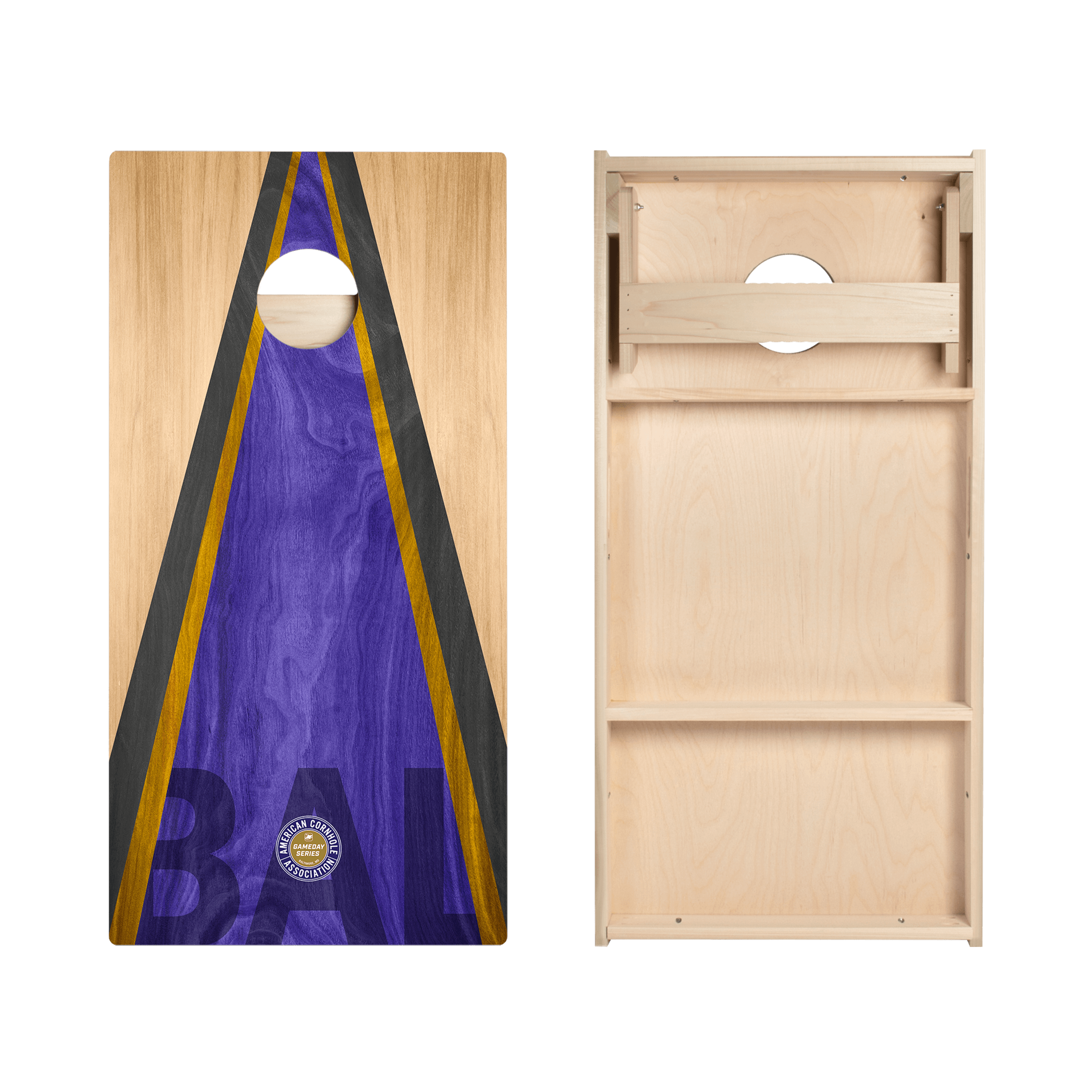 Baltimore Football Gameday Classic Triangle Star Cornhole Boards