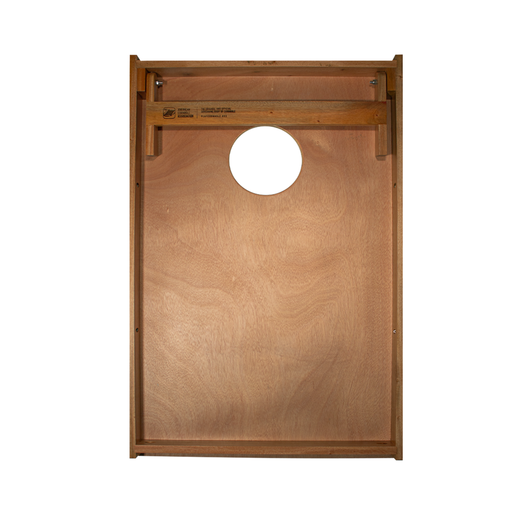 Classic Stripes Natural Wood Blues Backyard 2300 Cornhole Boards