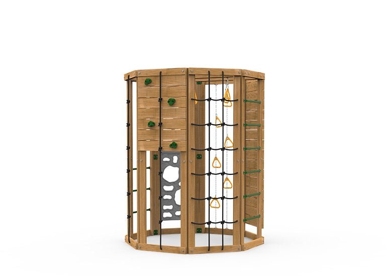 Backyard Playset with Cliff-Hanger | Bronze, 9 Activities