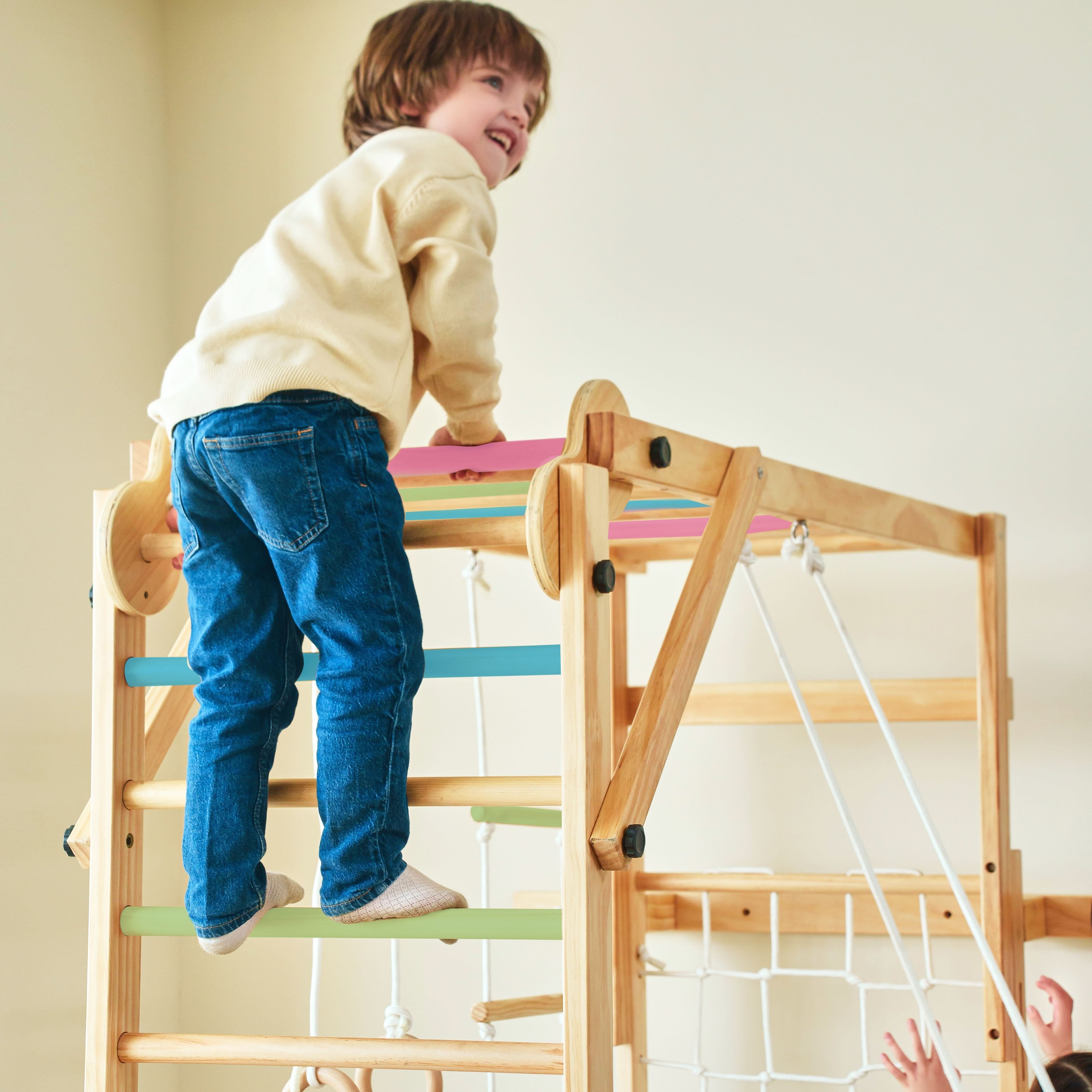 Grove | Foldable Jungle Gym - Wall Mounted - Color Bars