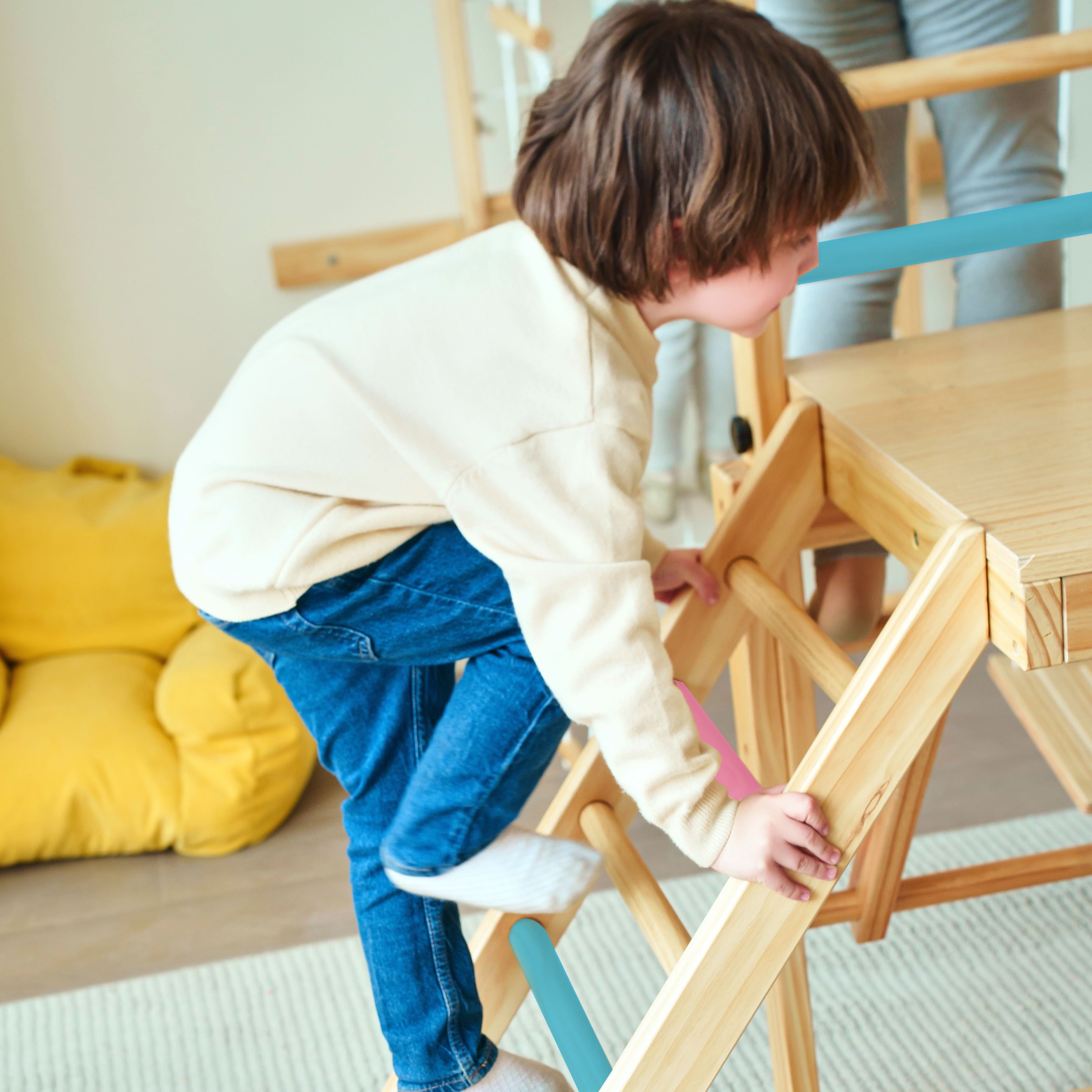 Grove | Foldable Jungle Gym - Wall Mounted - Color Bars