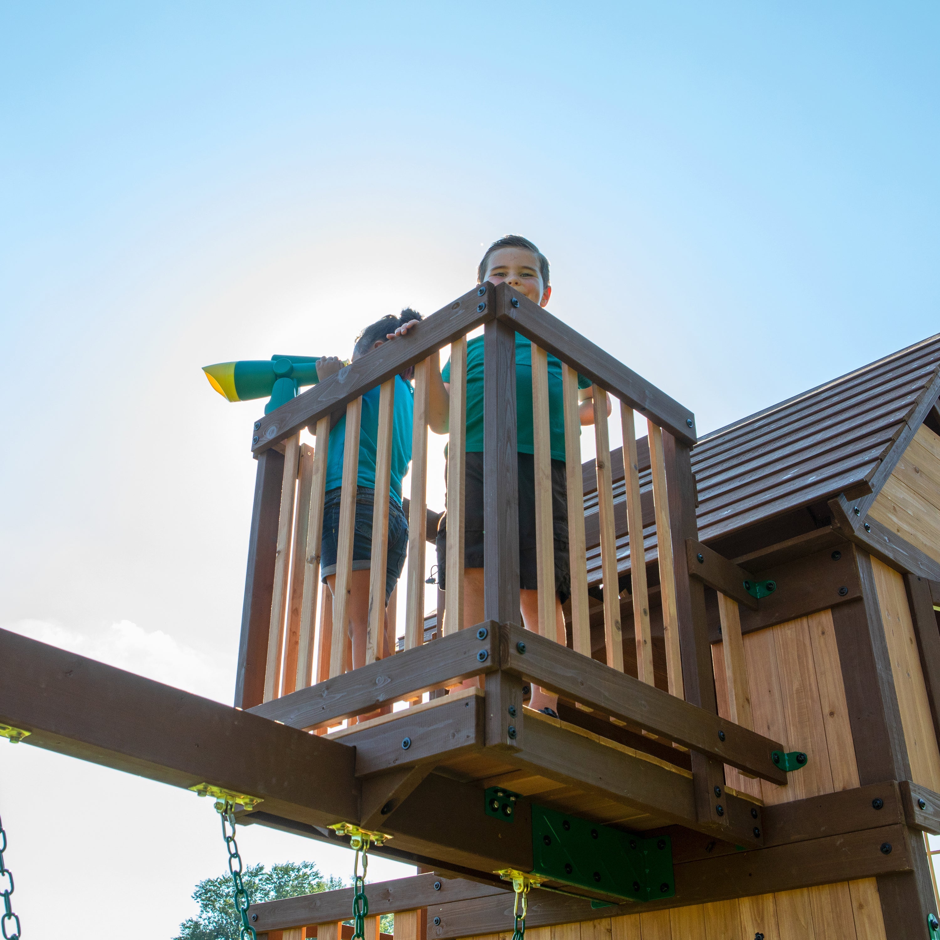 Skyfort II With Spiral Tube Slide