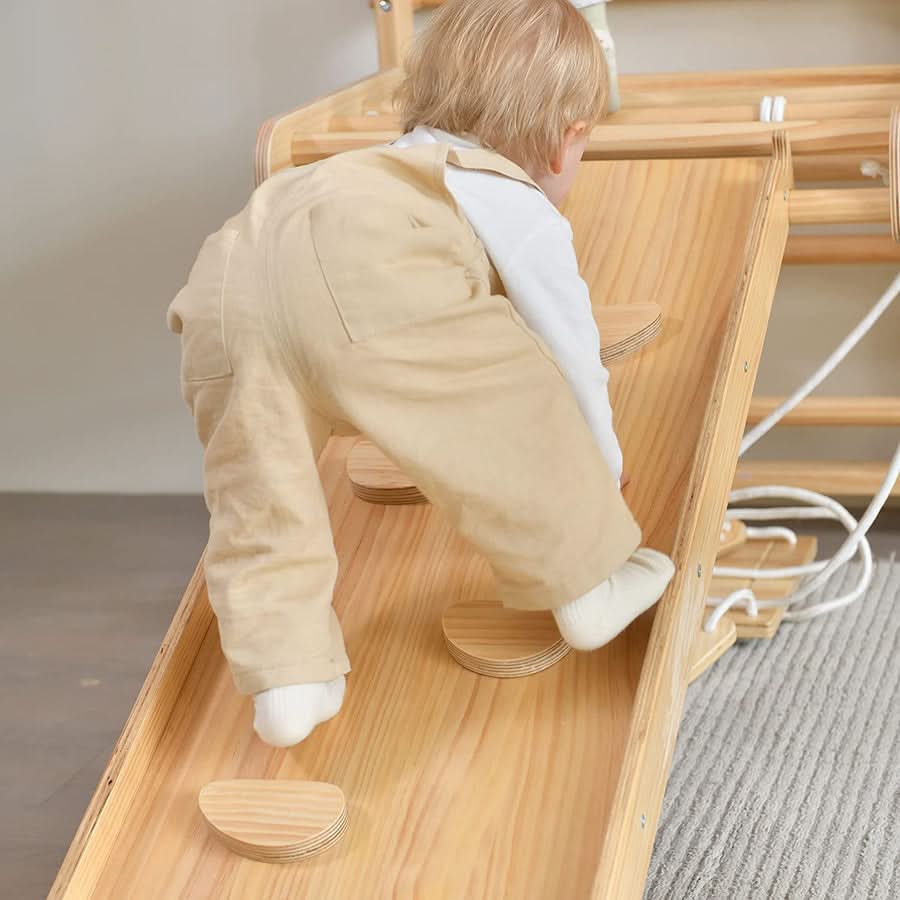 Neem | Swedish Ladder & Rope Wall - 79" Height