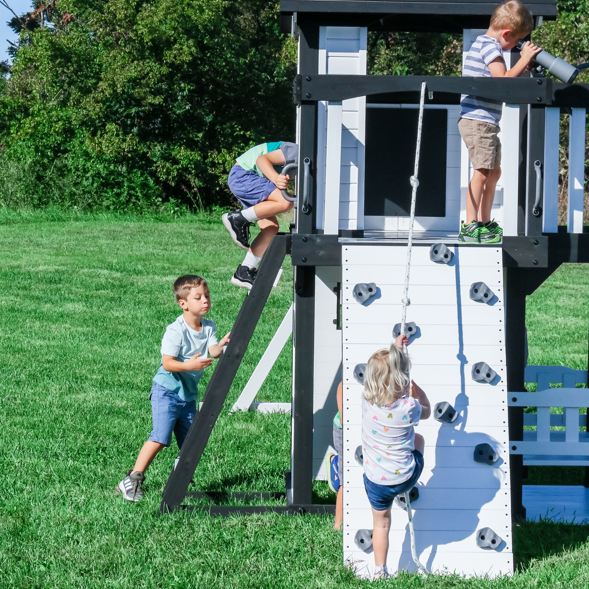 Canyon Creek Swing Set – White
