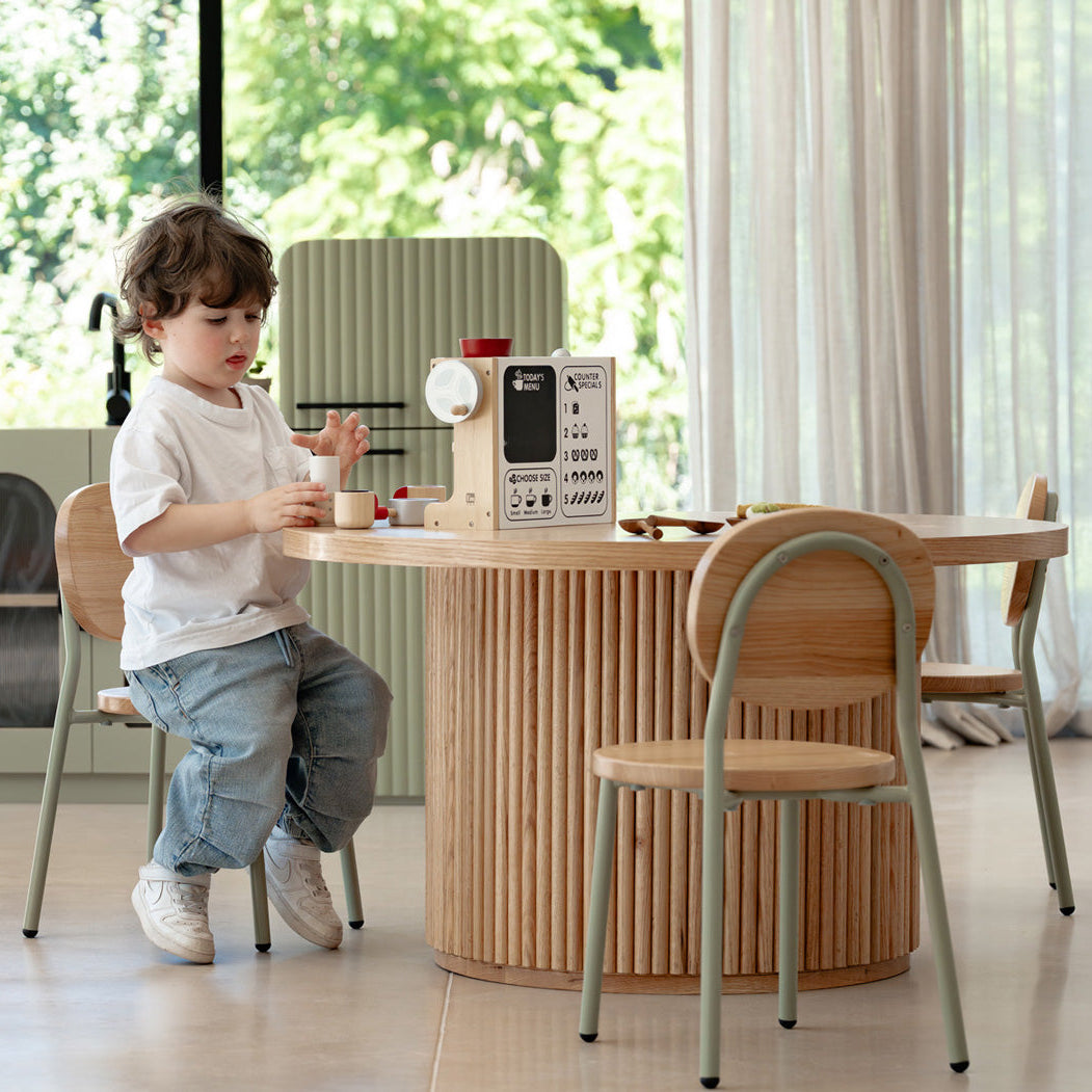 Ottie Stackable Chair - 10" Seat Height - Sage