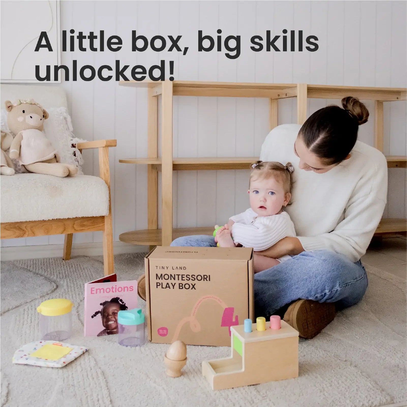 Tiny Land® Montessori Early Skills Baby Set（7–12 months）