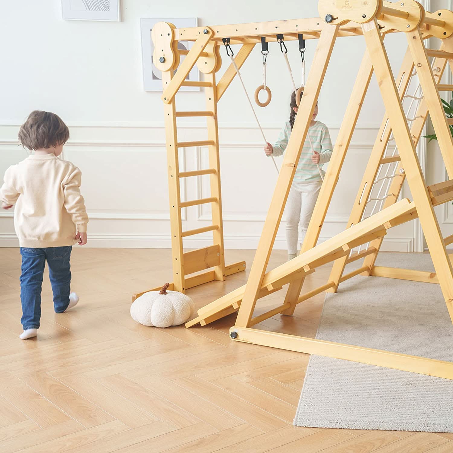 Chestnut | Outdoor & Indoor Foldable Jungle Gym