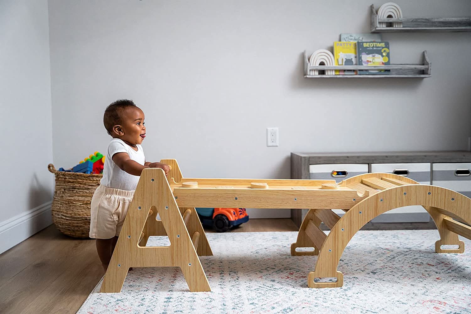 Maple | Beginner Pikler Triangle & Rocker