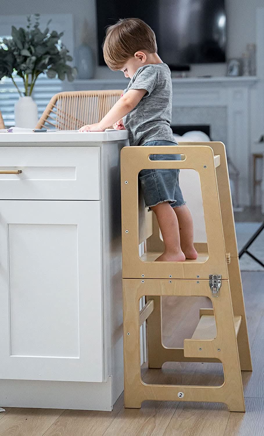 Date | 4-in-1 Kitchen Tower & Desk