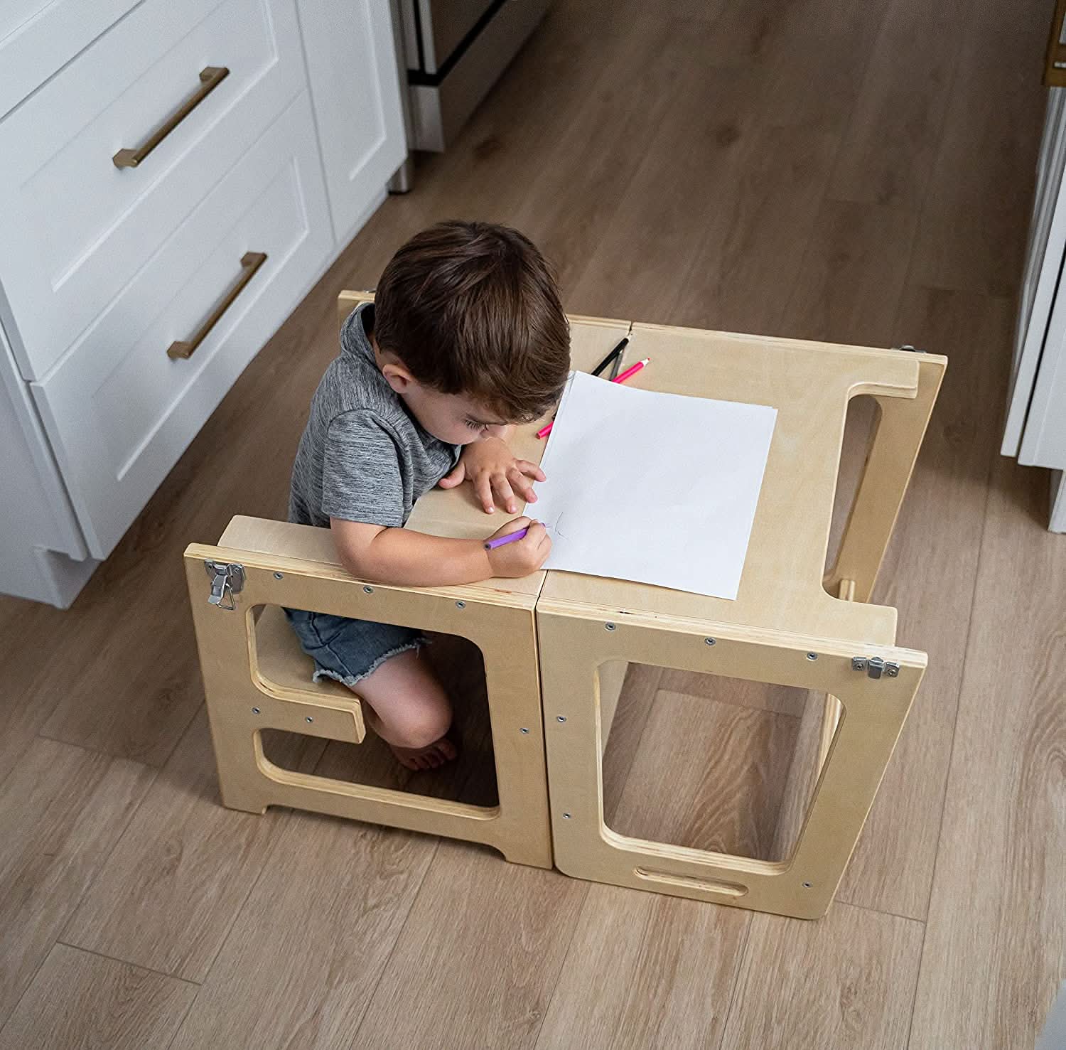 Date | 4-in-1 Kitchen Tower & Desk