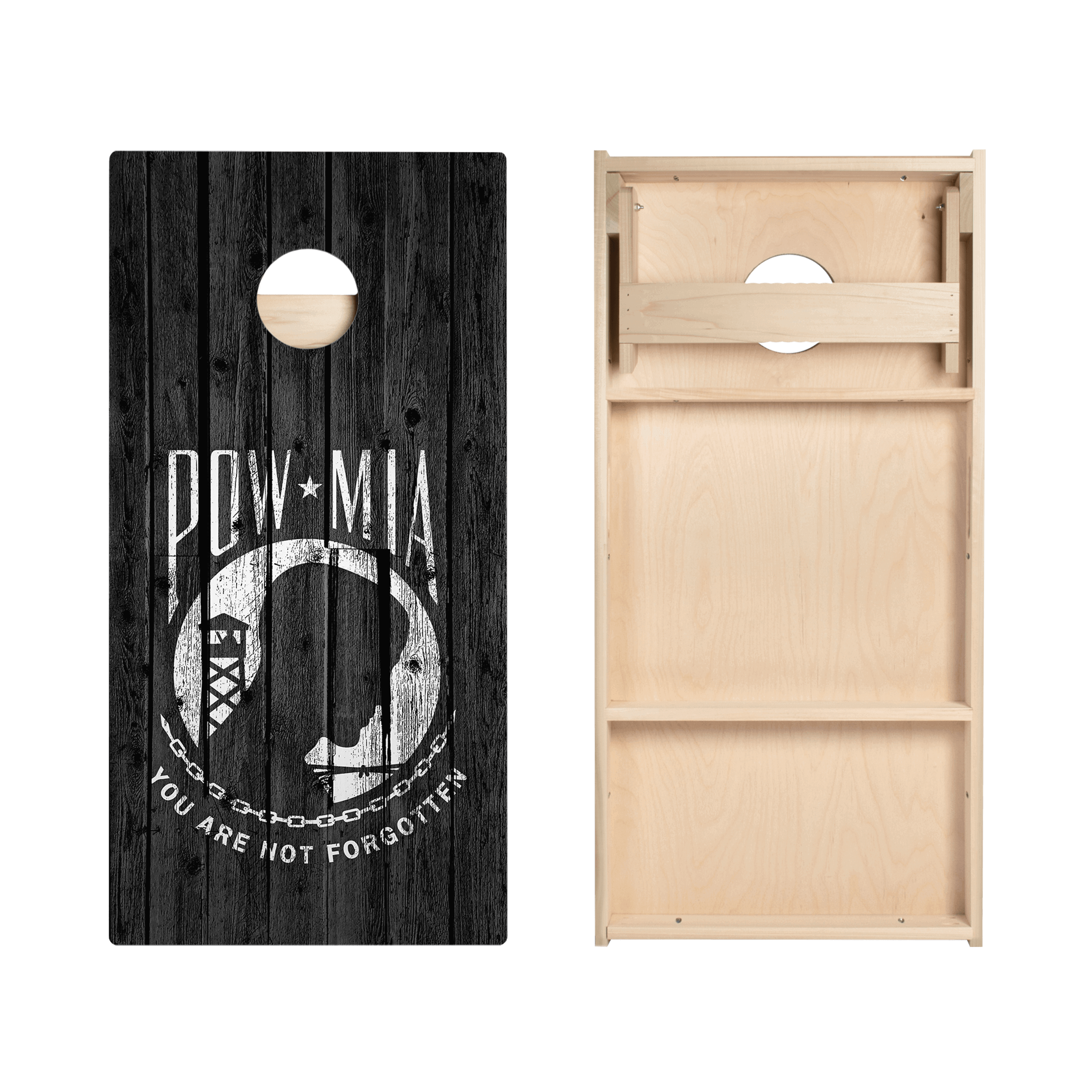 POW MIA Star Cornhole Boards