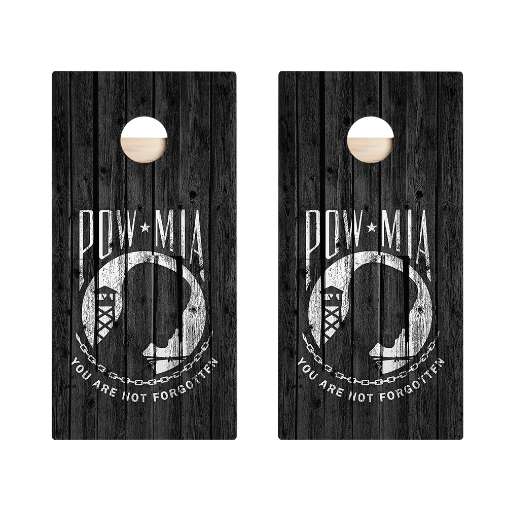 POW MIA Star Cornhole Boards