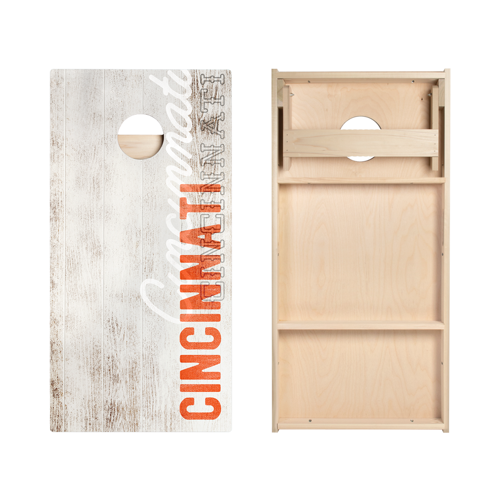 Cincinnati Football Vintage Gameday Star Cornhole Boards
