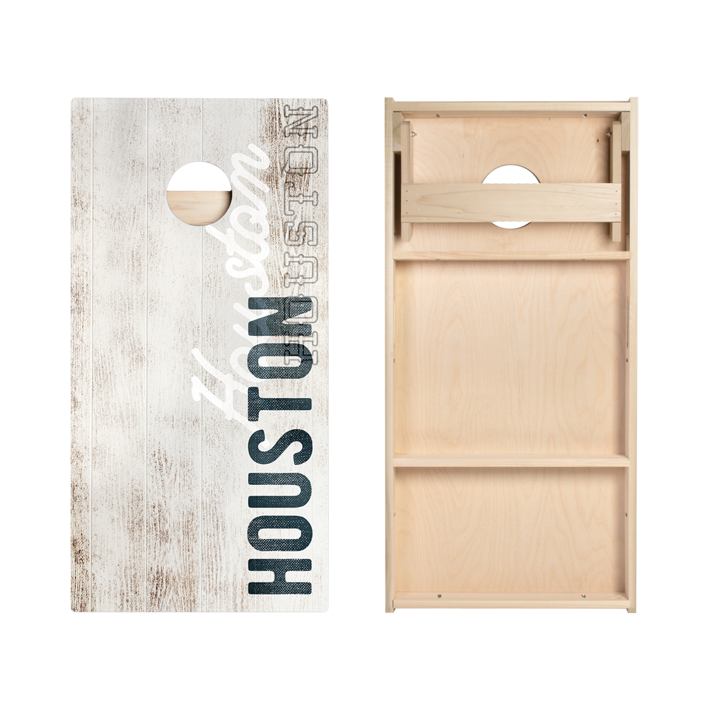 Houston Football Vintage Gameday Star Cornhole Boards