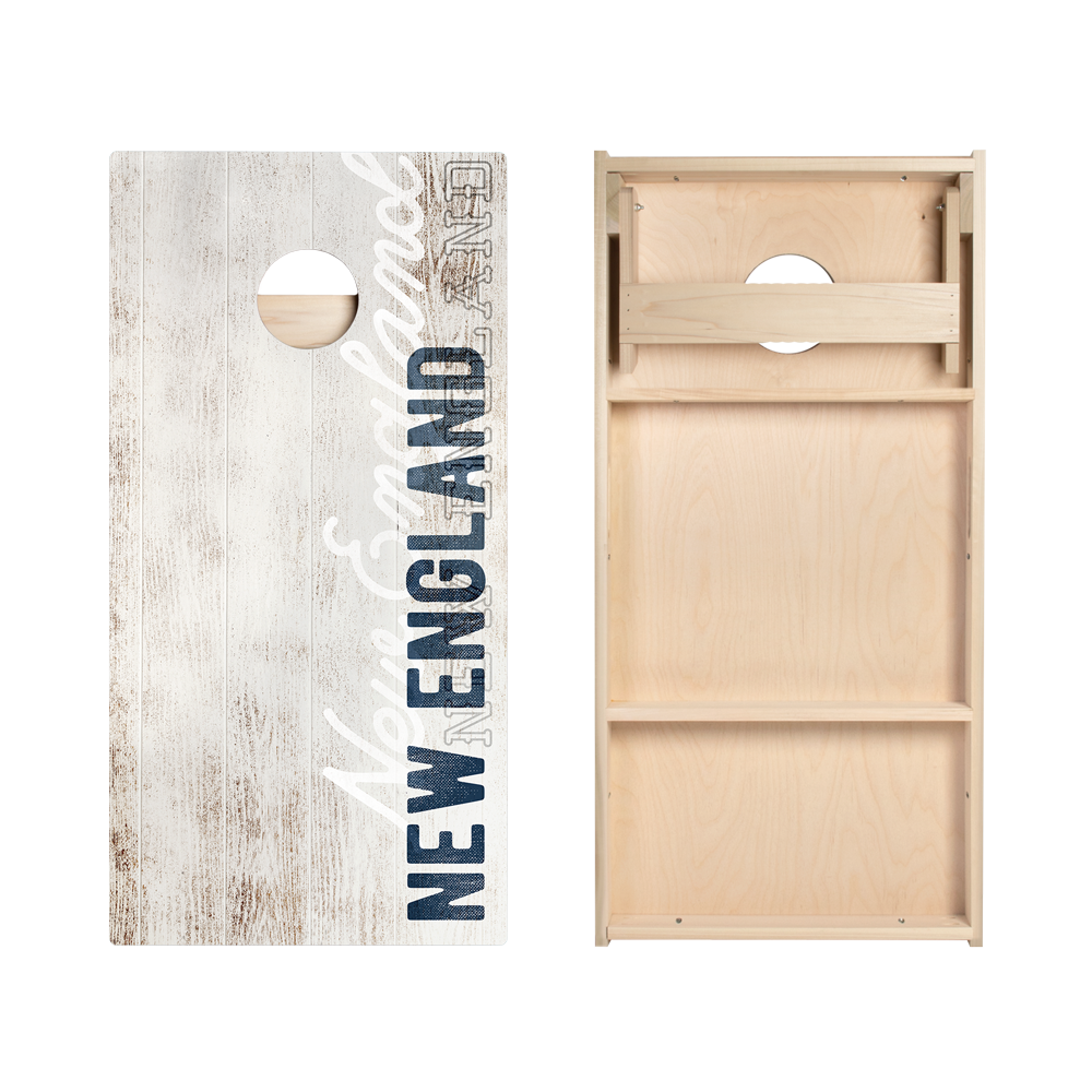 New England Football Vintage Gameday Star Cornhole Boards
