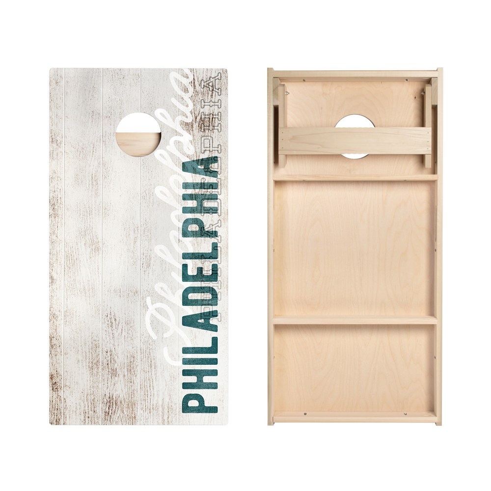 Philadelphia Football Vintage Gameday Star Cornhole Boards