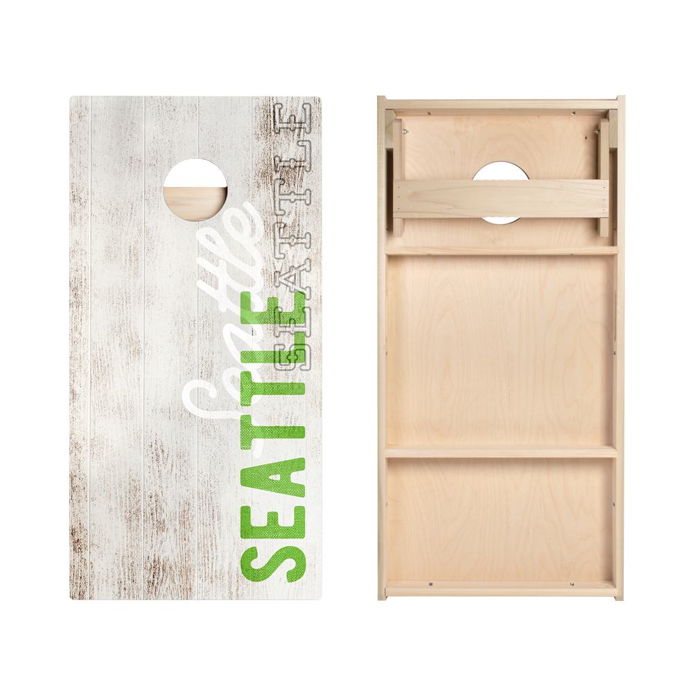 Seattle Football Vintage Gameday Star Cornhole Boards