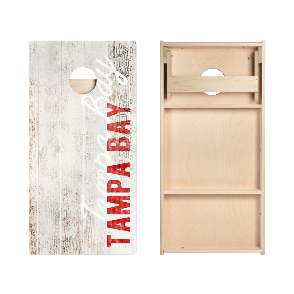 Tampa Bay Football Vintage Gameday Star Cornhole Boards