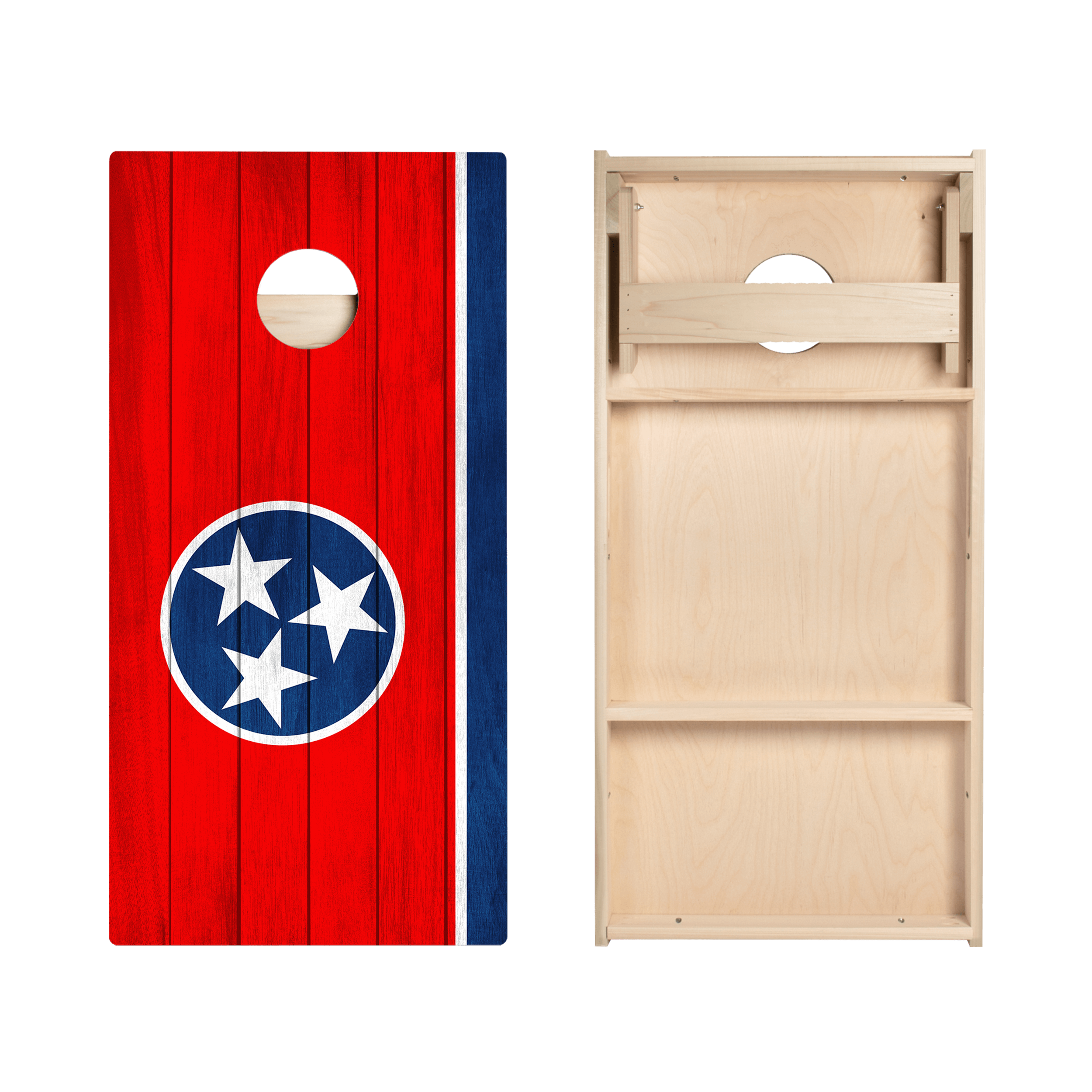Tennessee Flag Star Cornhole Boards