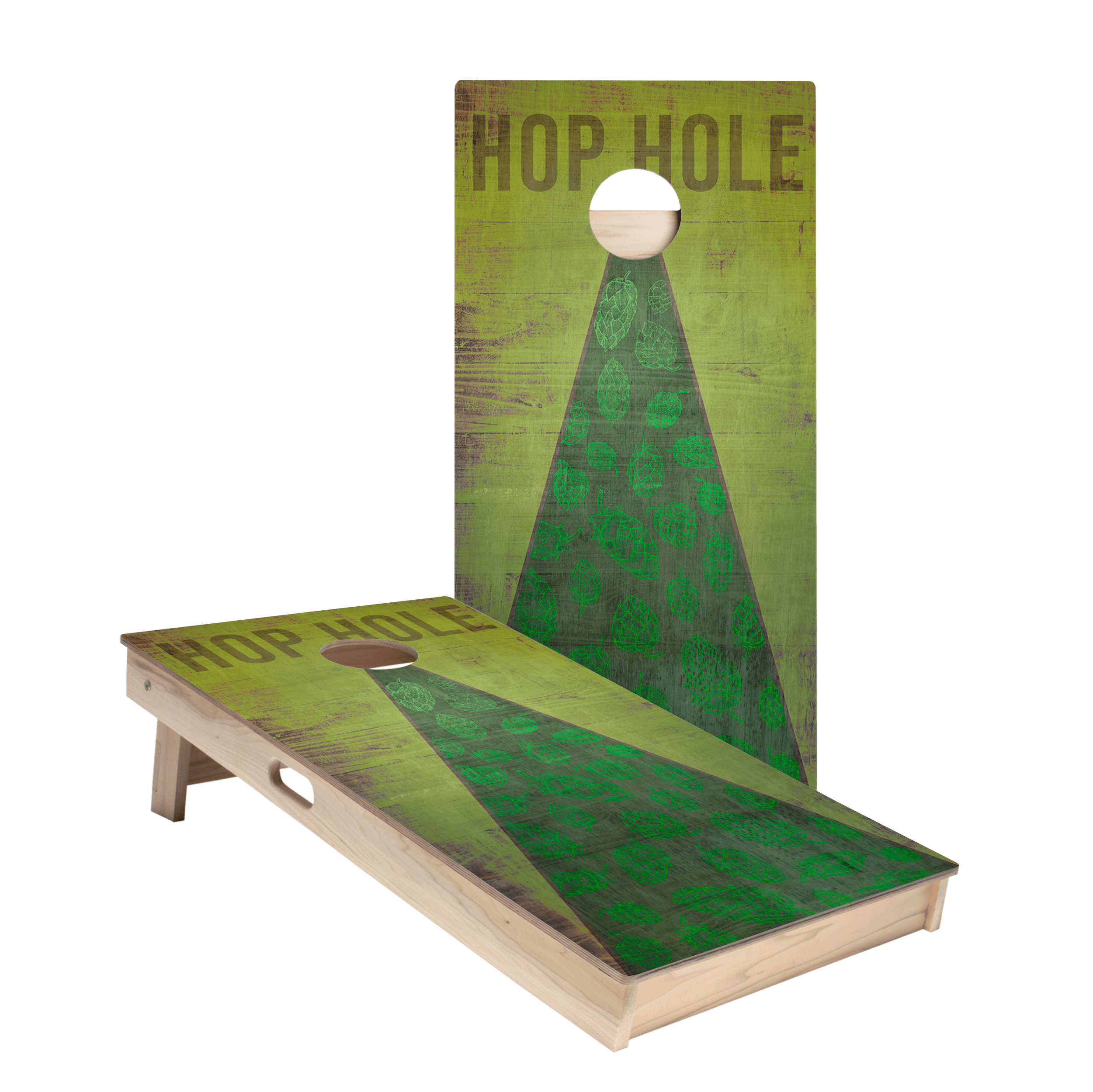 Hop Hole Star Cornhole Boards