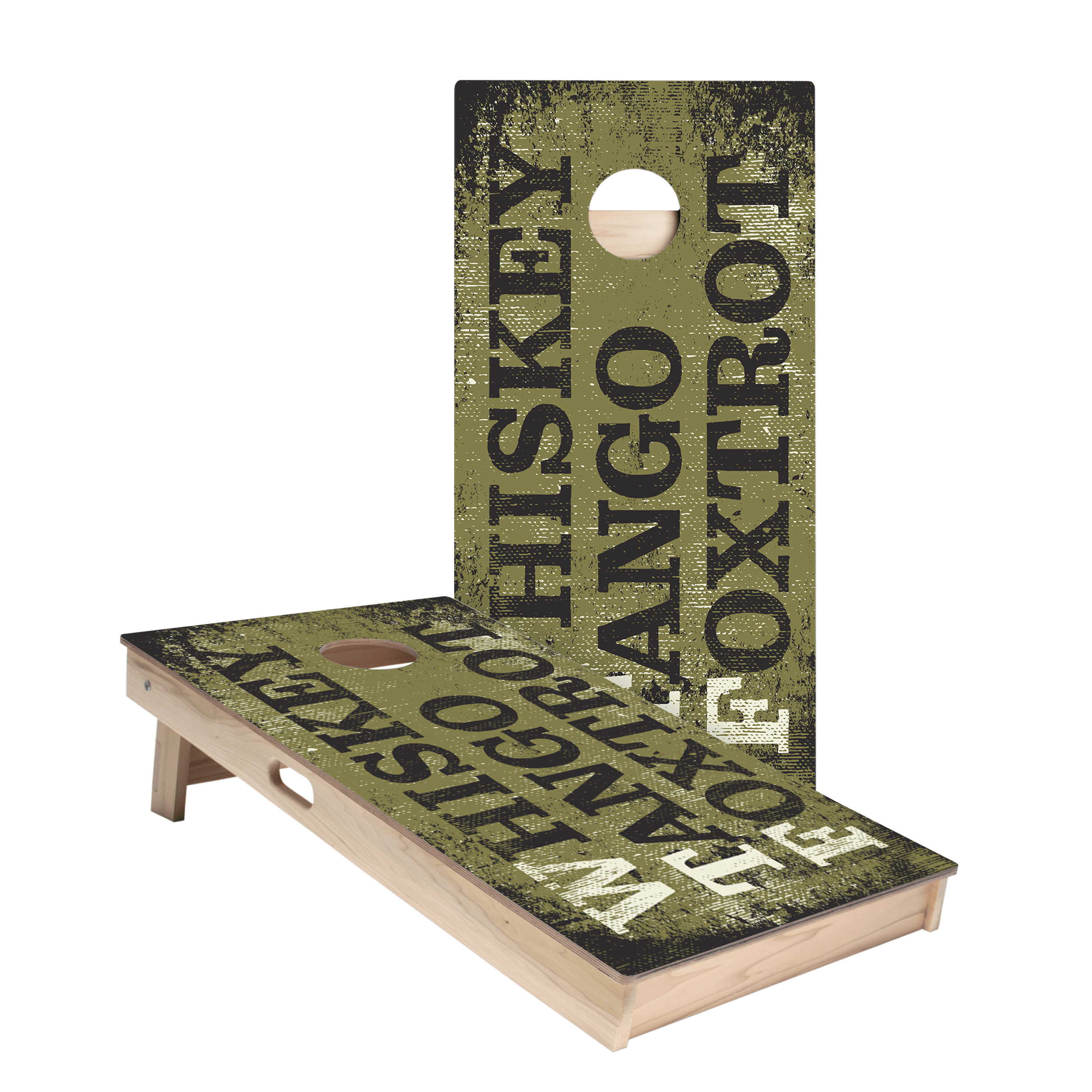 Whiskey Tango Foxtrot Star Cornhole Boards