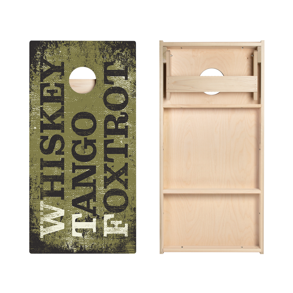 Whiskey Tango Foxtrot Star Cornhole Boards