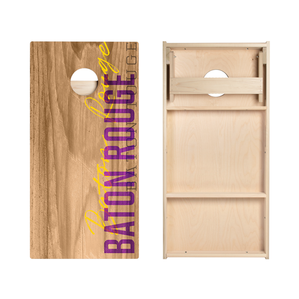 Baton Rouge Campus Gameday Star Cornhole Boards