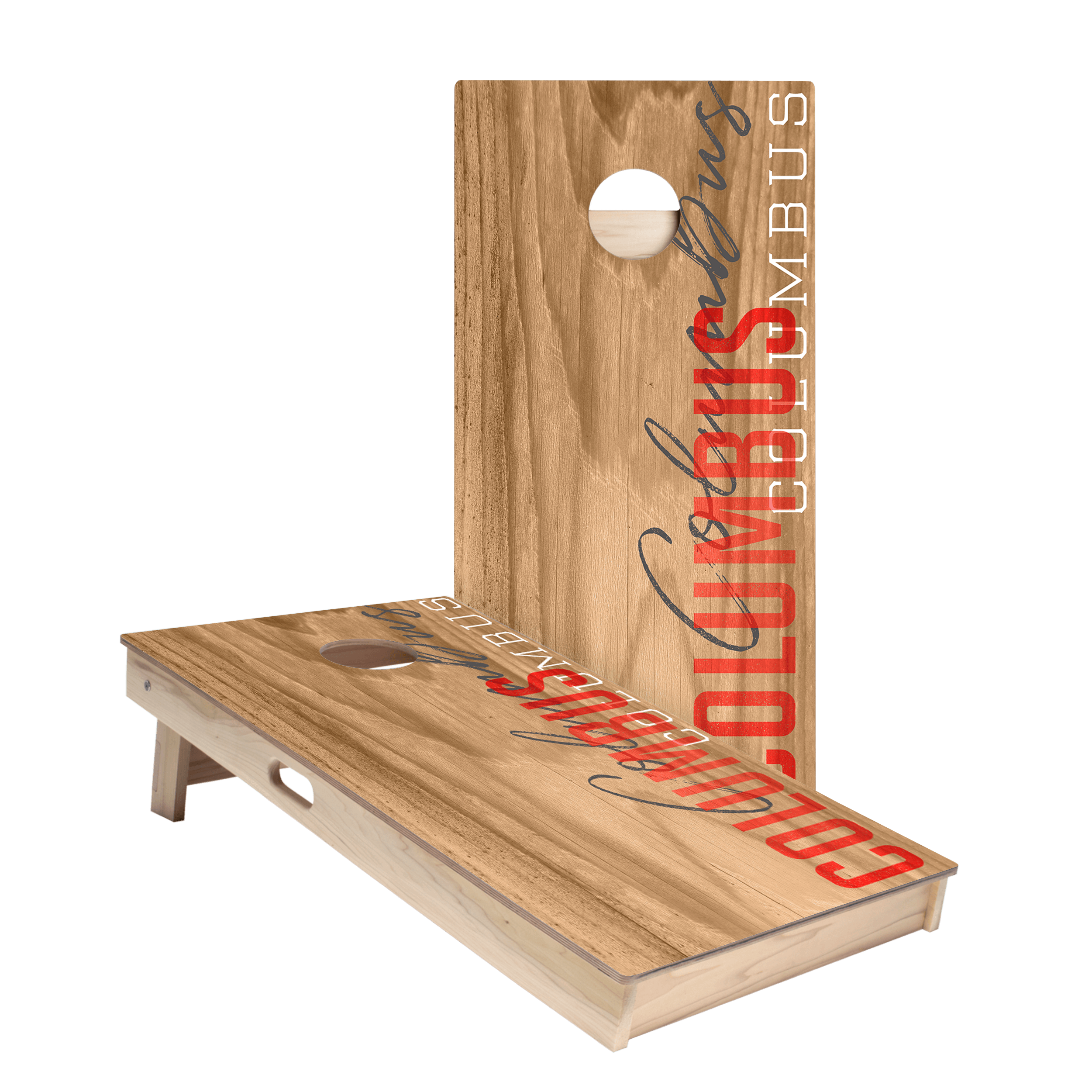 Columbus Campus Gameday Star Cornhole Boards