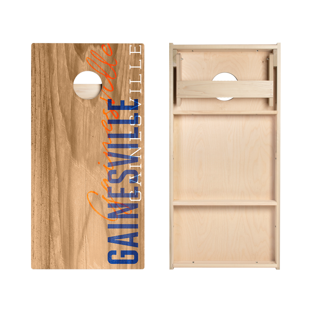 Gainesville Campus Gameday Star Cornhole Boards
