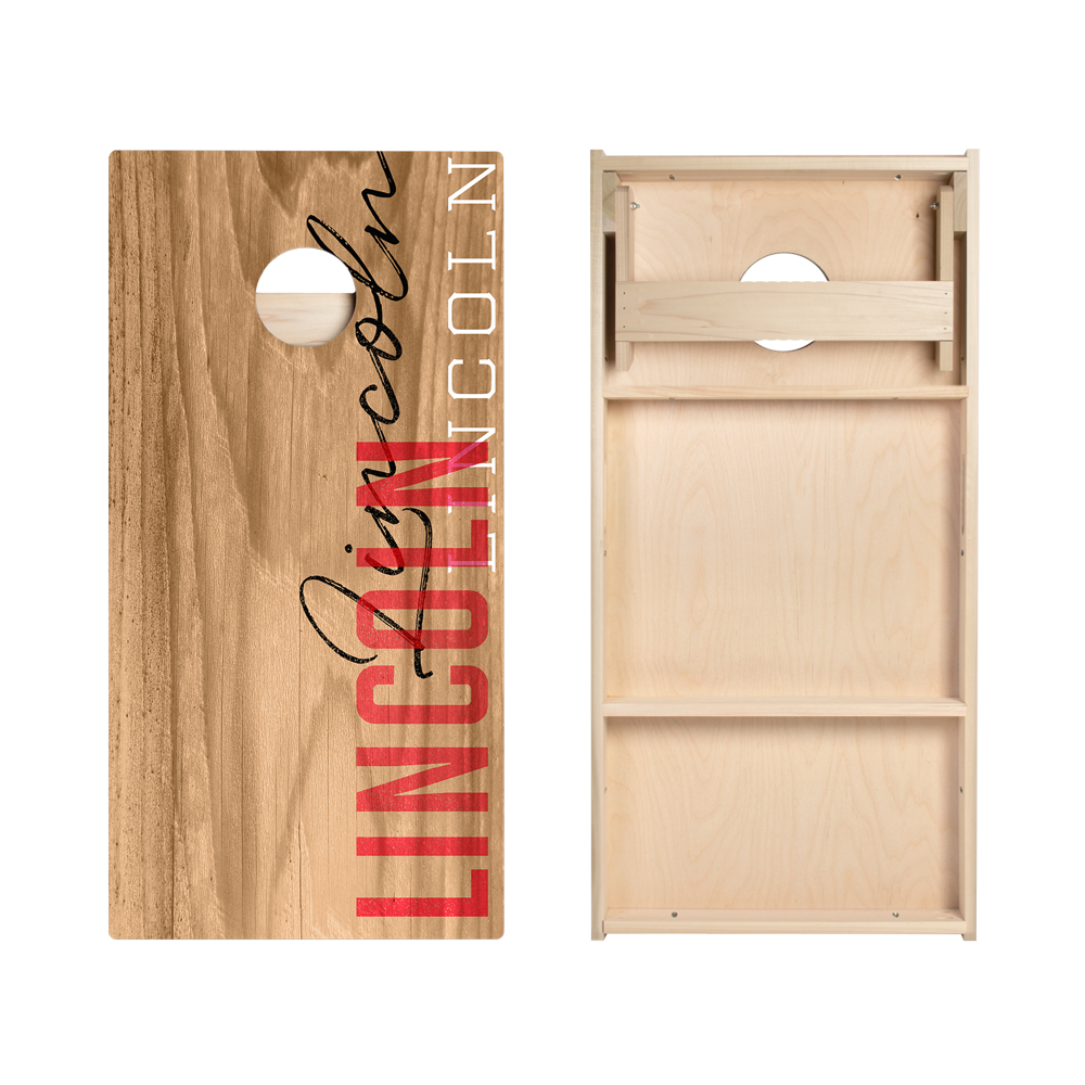 Lincoln Campus Gameday Star Cornhole Boards