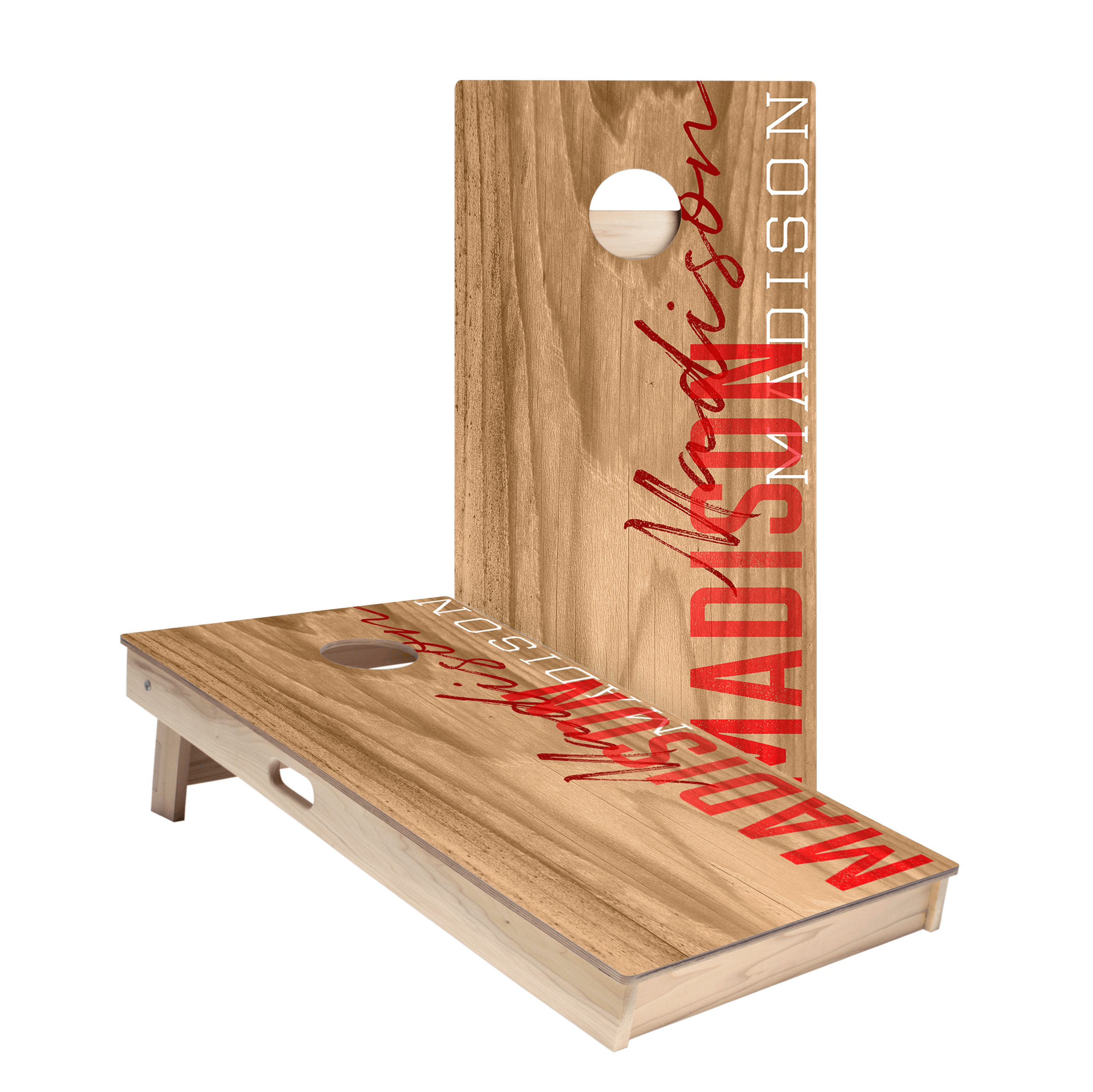 Madison Campus Gameday Star Cornhole Boards