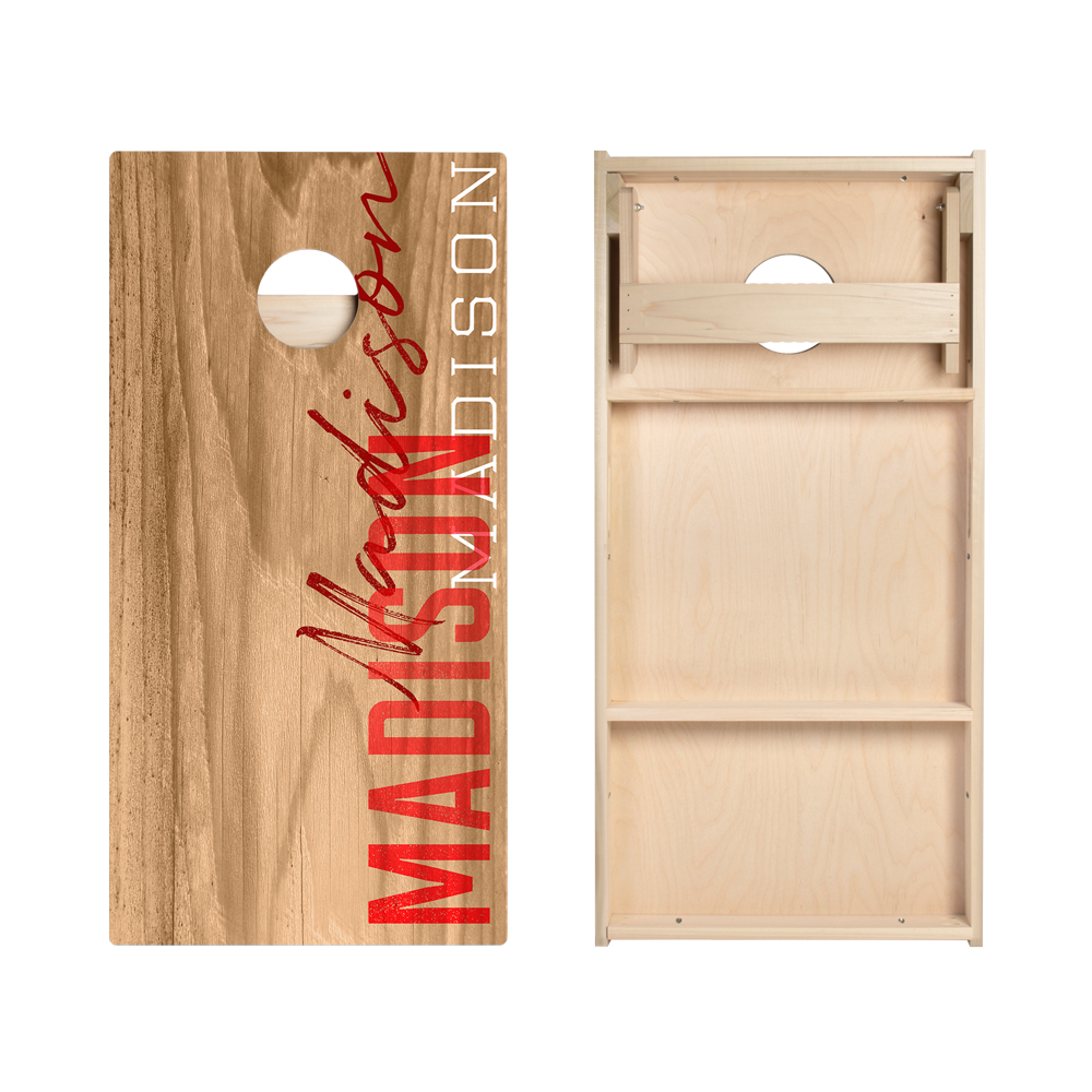 Madison Campus Gameday Star Cornhole Boards