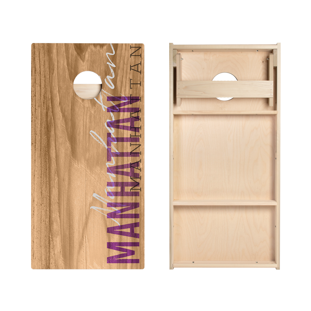 Manhattan Campus Gameday Star Cornhole Boards