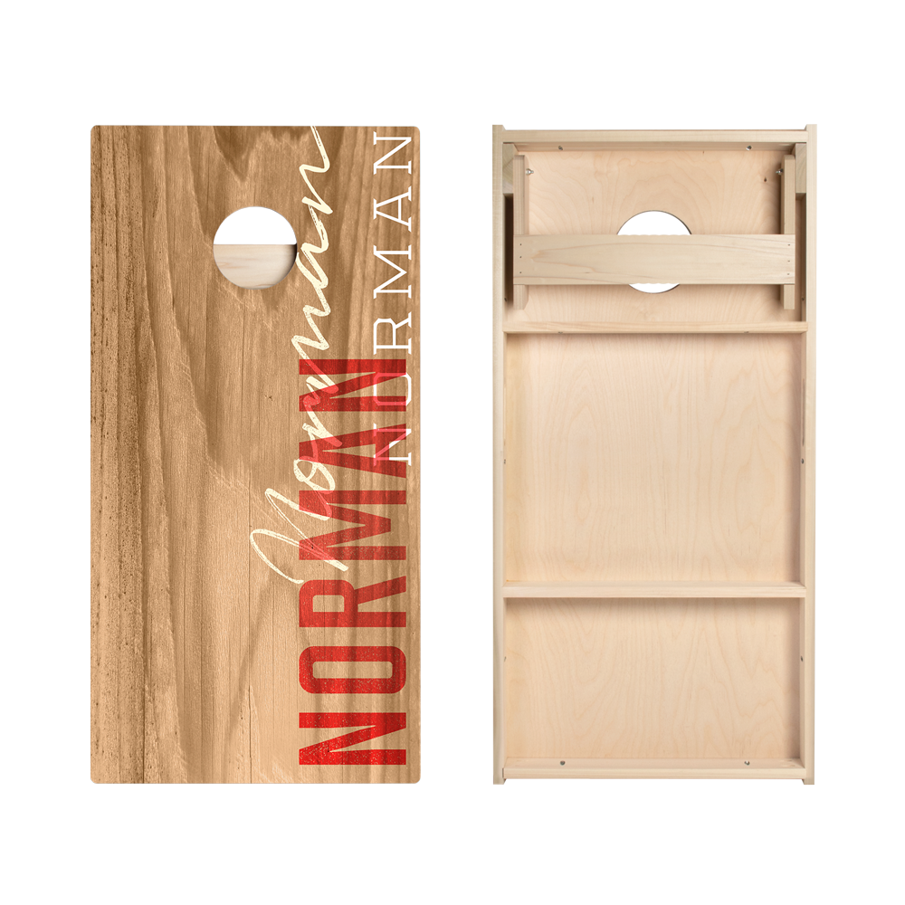 Norman Campus Gameday Star Cornhole Boards