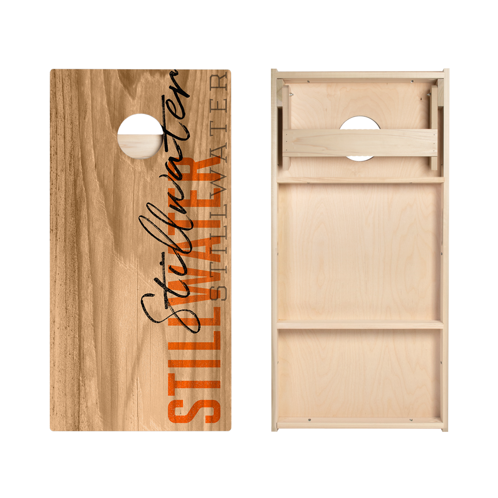 Stillwater Campus Gameday Star Cornhole Boards