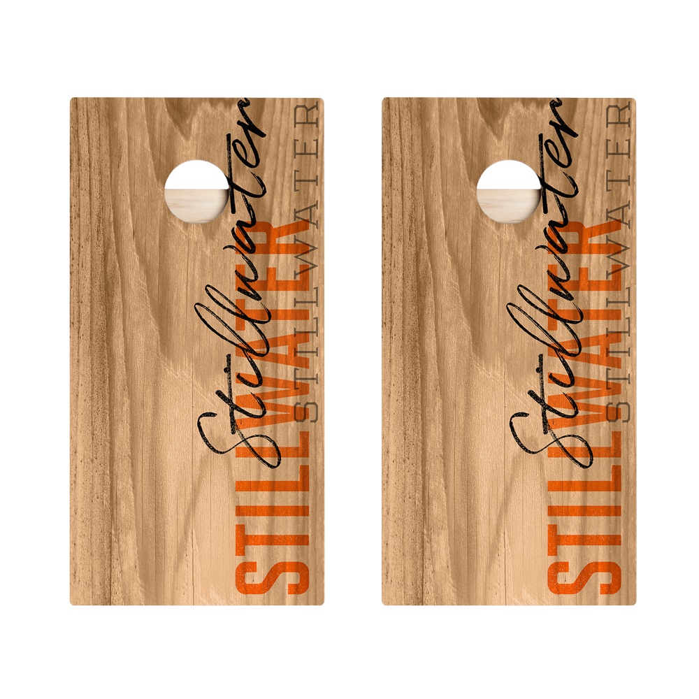 Stillwater Campus Gameday Star Cornhole Boards