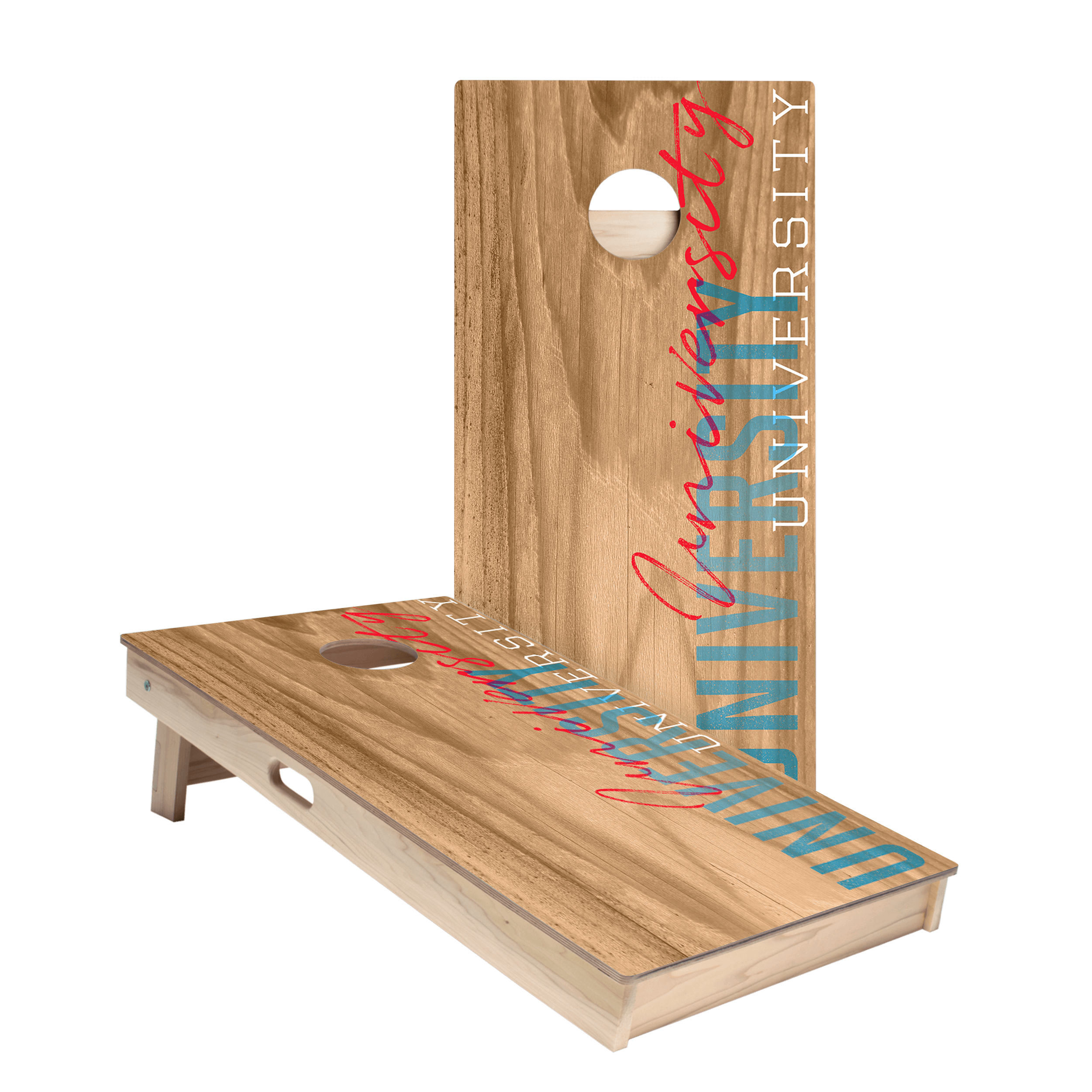University Campus Gameday Star Cornhole Boards